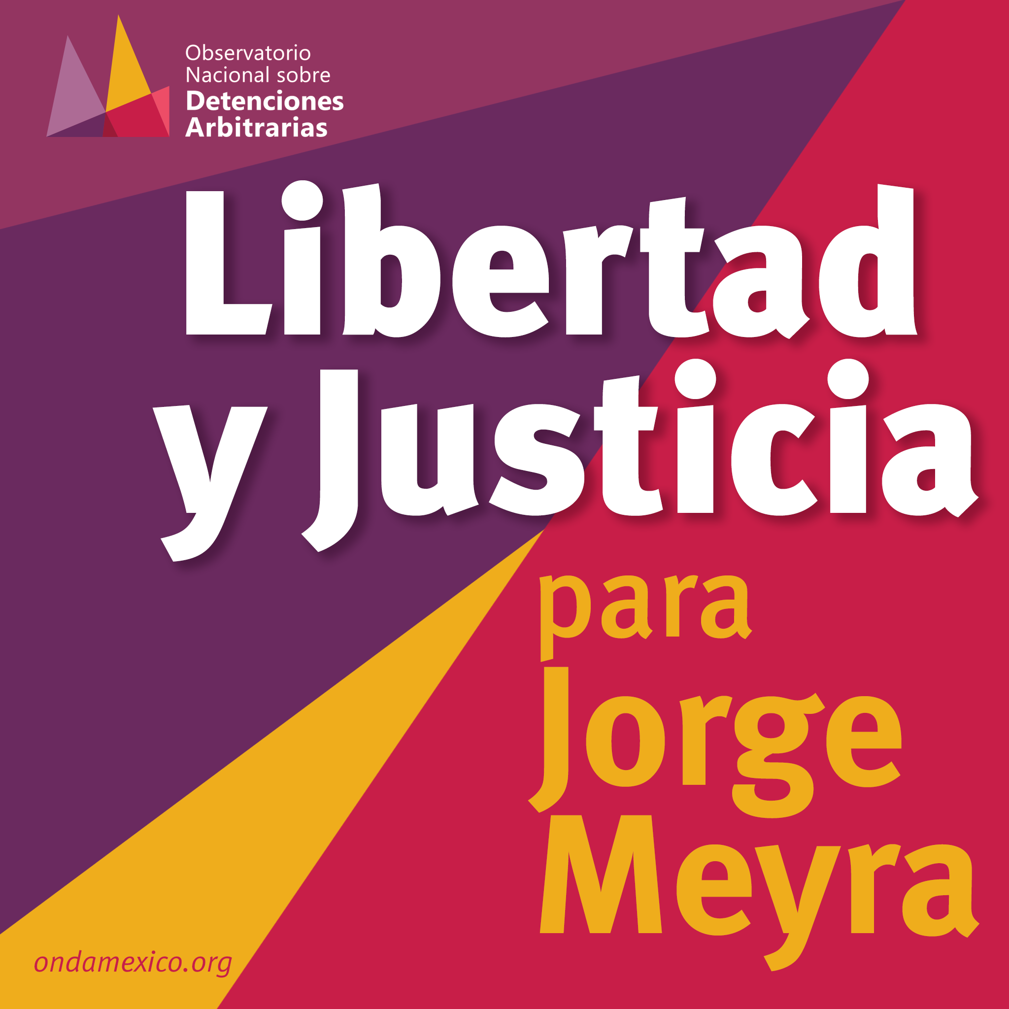 Posicionamiento Libertad y Justicia para #JorgeMeyra